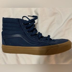 Men’s Vans SK8 Hi Navy/Gum size 10